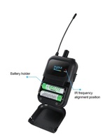 Système de Monitoring Intra-Auriculaire Professionnel ER102, Casque Intra-Auriculaire 4 Canaux avec Microphone Sans Fil pour le Chant Scénique