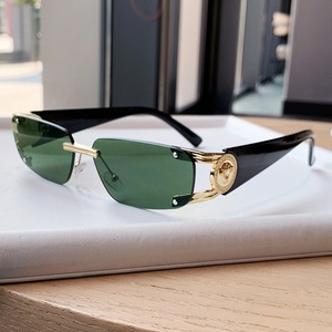 Nuevas Gafas de Sol Unisex sin Marco, Estilo Europeo Americano, Protección UV400, de Alta Gama, Transfronterizas, Modelo <span class=keywords><strong>Libro</strong></span> Rojo Pequeño - Product Image 5