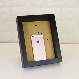 Chất lượng cao 4*6 3D Gỗ Óc Chó nghệ thuật trang trí hộp bóng khung ảnh - Product Image 2