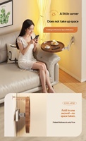 Table de chevet pliable en bois, petite table flottante pour chambre à coucher, multifonctionnelle, moderne, minimaliste, créative, simple