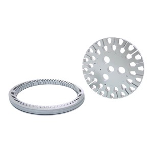 Laminación de estator y rotor de acero al silicio eléctrico 172x145 mm, accesorio de motor de cuatro polos, punzonado para accesorios de motor - Product Image 1