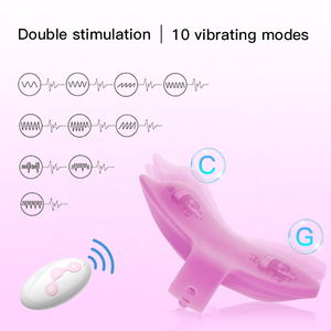 <span class=keywords><strong>2025</strong></span> Hot Sale Fernbedienung Tragbare Schmetterlings form Höschen Vibrator G-Punkt Klitoris stimulator Sexspielzeug für Frauen - Product Image 4