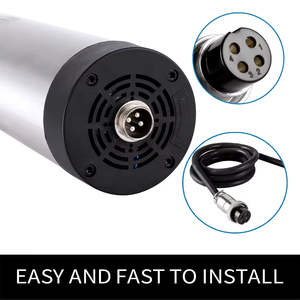 Zhong Hua Jiang ER11 0.8KW 65mm 4 Rodamientos 110V/220V Motor de Husillo CNC de 24000rpm con Transmisión por Correa y Refrigeración por Aire para Máquina de Grabado y Router - Product Image 3