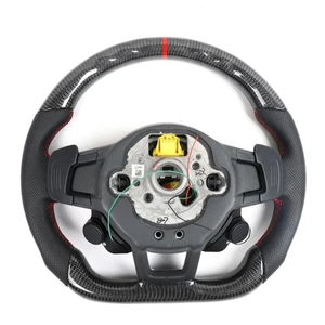 Volante Deportivo de Fondo Plano en Forma de S para Cuero para <span class=keywords><strong>Audi</strong></span> A3A4B8B9A5S5A6C7A7Q5Q7RS3RS7A8R8Q3 - Product Image 6