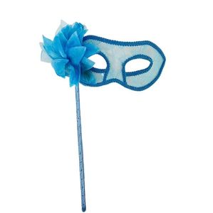 Máscara de Plástico con Plumas para Halloween, con Flores de <span class=keywords><strong>Tela</strong></span> Doradas en Forma de Cebolla, Diseño Elegante de Encaje Semitransparente con Forma de Pétalo para Baile de Graduación - Product Image 5