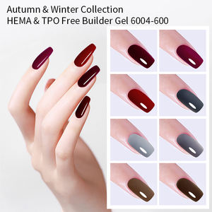 Collection professionnelle automne-hiver, gel d'extension sans HEMA ni TPO, réfléchissant, dur, durcissement UV/LED, DIY salon - Product Image 3