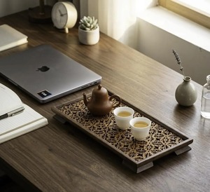 Bandeja de madera multiusos más vendida para decoración del hogar, mesa de comedor y uso en restaurantes, proveedor indio - Product Image 6