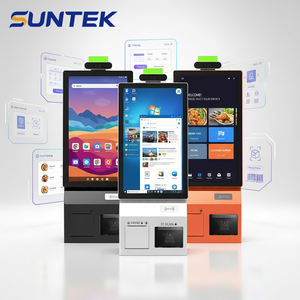 Kiosque de commande et de paiement en libre-service SUNTEK 21,5 pouces pour intérieur, avec écran tactile, SDK, machine de paiement pour les chaînes de magasins et restaurants, imprimante 80 mm - Product Image 1