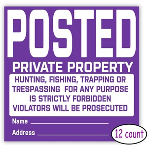 Posté le Entrée Interdite Garder Enseigne, Jaune et Noir En Plastique Robuste, 6x15 Pouces 1-Signe - Product Image 2