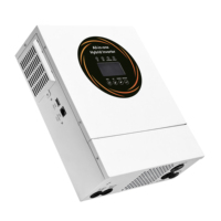 Onduleur solaire hors réseau à onde sinusoïdale pure 12V 24V 2KW 3.6KW avec contrôleur MPPT et communication RS232 RS485 BMS pour stockage d'énergie domestique