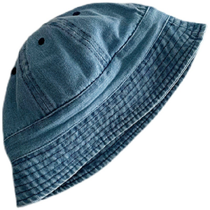 Cappello a secchiello alla moda per bambini per bambini primavera e autunno a prova di sole stile <span class=keywords><strong>pescatore</strong></span> di jeans per attività all'aperto per neonati - Product Image 5