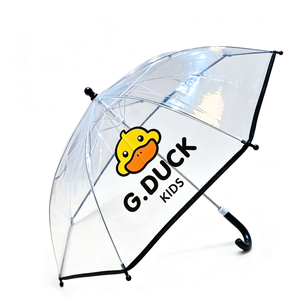 <span class=keywords><strong>Parapluie</strong></span> Enfant Canard Jaune <span class=keywords><strong>Transparent</strong></span>, <span class=keywords><strong>Parapluie</strong></span> Jouet Manuel à Long Manche Dessin Animé pour Garçons et Filles de Maternelle - Vente en Gros - Product Image 2