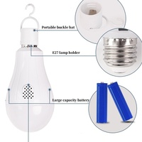 E27 B22 Batterie rechargeable rechargeable Charge rechargeable Ampoule LED rechargeable d'urgence