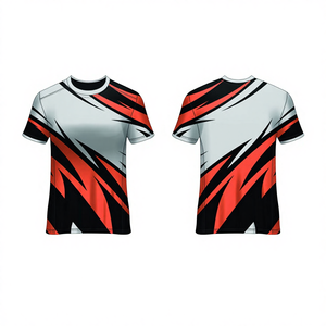 <b>Polyester</b> Sublimated Vintage Letter Blank <b>T</b> <b>Shirt</b> Slim Fit Men Short Sleeve Lightweight for Summer Outdoor - Product Image 4