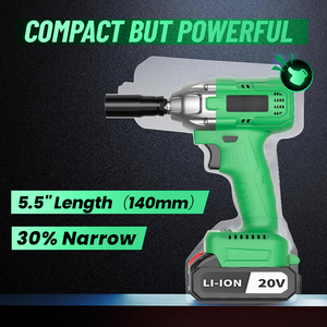 Llave de Impacto Inalámbrica de 20V, Grado DIY, 320Nm de Torque, para Automóviles, Envío Directo Disponible, Almacén Local en la UE, CW-20C-2 - Product Image 3