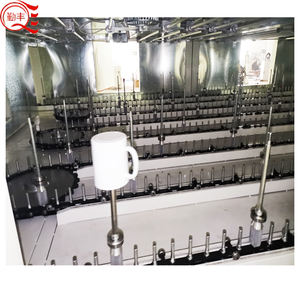 זכוכית בקבוק יין בקבוק בושם בקבוק תרסיס צבע ציפוי ציור מכונת ייצור קו עם Uv ריפוי תנור - Product Image 1