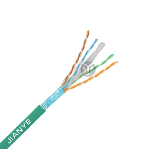 Kabel Ethernet STP/FTP/SFTP Berpelindung 4 Pasang dengan Kabel Tanah Cat6 Kabel Harga Gulungan 305M