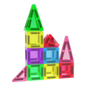 Mini Costruzioni Magnetiche per Bambini in Valigetta Metallica, Gioco Educativo STEM, Mini Blocchi Magnetici da Costruzione - Product Image 5