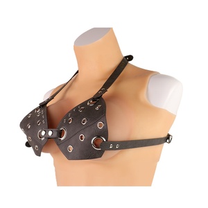 QKKQ Sujetador de Pecho BDSM, Lencería de Restricción, Ropa Interior Sexy, Cinturón de Bondage, Pinzas para Pezones, Sujetador de Cuero, Juguetes Sexuales para Parejas - Product Image 2