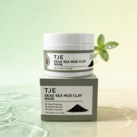 Masque d'argile de la mer Morte TJE - Nettoyant en profondeur des pores et anti-âge, réduit les ridules et les pores pour les peaux sensibles