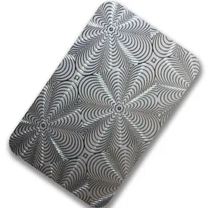 Zb0282 Foshan Hot Sale High Quality Stainless Steel 4x8 Etching Decoration Plate