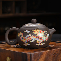 Service à thé Kung Fu en céramique de sable violet Pot Xishi à chaleur changeante de couleur avec étui pour usage domestique Cadeau à main COFFER POT