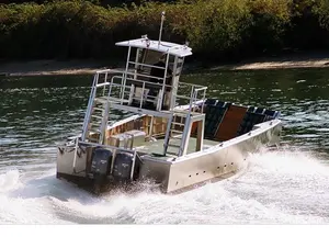 Embarcación Allsealion de 36 Pies de Alta Calidad con Longitud Personalizada, Lancha de Desembarco de Aluminio para Transporte Marítimo - Product Image 4