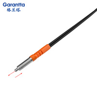 Câble de capteur à fibre optique Garantta M3 M4 M6 avec sonde coudée pour capteur amplificateur optique à fibre NPN PNP