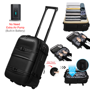 Fabrik-Großhandel Trolley-Rucksack mit Vakuum-Kompression, Eingebauter Pumpe, Abnehmbarem Akku, Luftdichter Erweiterbarer Reisetasche OEM - Product Image 1