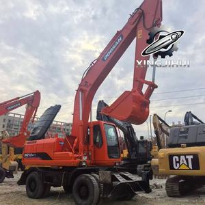 Excavadora de Ruedas Doosan DH210W de 21 Toneladas y 115 kW con Motor Kawasaki, Bomba Hidráulica y Válvulas, Equipo de Construcción - Product Image 5