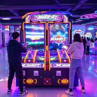 Machine d'arcade de tir Top Gun à monnayeur pour 2 joueurs, simulateur de tir en métal pour divertissement intérieur