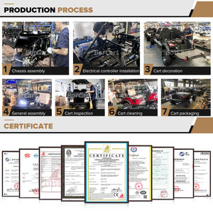 Guangzhou Borcart Usine Vente Directe 4 Personnes Easy Go Golf Cart 48V 5Kw Véhicule de Visite 4X4 Électrique Golf Cart - Product Image 5