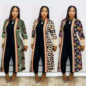 Nuevo Diseño de Cárdigan Largo de <span class=keywords><strong>Punto</strong></span> para Otoño e Invierno, Suéter para Mujer al por Mayor - Product Image 2