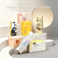 Boîte en papier rigide et pliable de luxe avec impression couleur intégrale, logo personnalisé, emballage cosmétique pour produits de beauté, fabrication directe