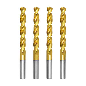 Forets hélicoïdaux en tungstène personnalisés à grande vitesse, Broca Helicoidal HSS 5% Cobalt, tige droite, revêtement en titane, point de fendage à 135 degrés - Product Image 3