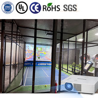 Simulateur d'intérieur du simulateur VR de jeu d'équipement de tennis Offre Spéciale AR pour la formation et le divertissement dans le centre commercial