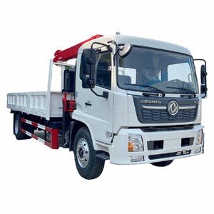รถบรรทุกตงเฟิง 4x2 8 ตัน 10 ตัน พร้อมเครนบูมตรง รถบรรทุกติดเครน - Product Image 3