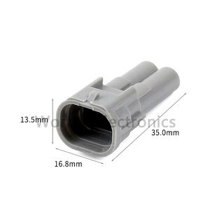 مكون إلكتروني 2P فوهة موصل قابس مقاوم للماء موصل تلقائي/21 مصنع تسخير الأسلاك - Product Image 2