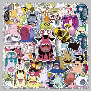 50 Pegatinas Divertidas de Vinilo HD con Diseño de Dibujos Animados de <span class=keywords><strong>Den</strong></span> <span class=keywords><strong>Den</strong></span> Mushi para Cajas de Almacenamiento - Product Image 1