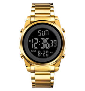 Reloj Deportivo Cronógrafo de Lujo Skmei 1611 <span class=keywords><strong>Nuevo</strong></span> de 2020, Digital, de Acero Inoxidable, Resistente al Agua, con Alarma, Luminoso y Cronómetro - Product Image 2