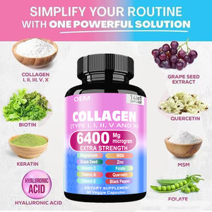 Capsule di Collagene e Vitamine 14 in 1, Prodotto di Bellezza per Adulti, Vendita Calda su <span class=keywords><strong>Amazon</strong></span>, Etichetta Privata - Product Image 4