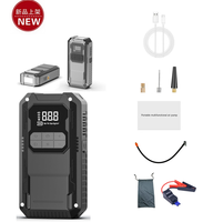 Power Bank Multifungsi Portabel 150PSI untuk Mobil, 37000mwh, Pompa Kompresor Udara, Pengisi Ban, Jump Starter Truk, LED