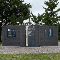 Maisons modulaires de luxe personnalisables de 20 et 40 pieds, kit de maison préfabriquée à 3 chambres, maisons conteneurs en acier, bureau, centre commercial