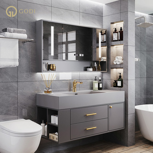 Espejo de baño moderno de 24 pulgadas, mueble de baño con combinación de tocador - Product Image 3