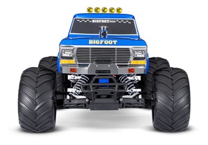 Traxxas <span class=keywords><strong>BIGFOOT</strong></span> No 1 HD RC <span class=keywords><strong>Monster</strong></span> <span class=keywords><strong>Truck</strong></span> 1/10 2WD Titan 12T Motor XL-5 ESC 30+MPH Coche Teledirigido Impermeable con Cargador USB-C - Product Image 2