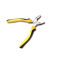 Pince multifonctionnelle de 6, 7 et 8 pouces, outils de quincaillerie, finition nickel poli, noir chromé