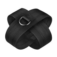 Netphi Acier Inoxydable Croix Menottes Harnais En Cuir BDSM Débutants Kit pour Adultes pour Couples ou Femmes SM Type Sex Toys