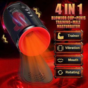Mannelijke Masturbator Penis Training Vibrator Mannelijke Seks Speelgoed voor Mannen Penispomp 3 Rotatie 5 Zuigende 10 Vibrerende Sex Machine Stroker - Product Image 1