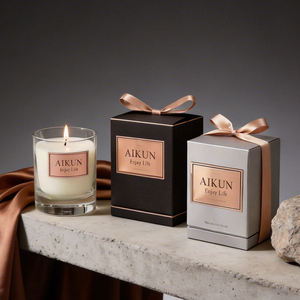 AIKUN Customized Scented Candles 8.5/12.5/35oz Soy Wax Eco-Friendly Handmade Aroma Holiday Graduation Diwali - Product Image 3