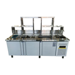 Comptoir de bar à bubble tea en acier inoxydable au design moderne à vendre - Product Image 1